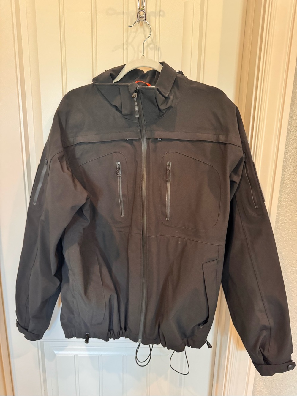 5.11 Tactical Men's Black Hooded Softshell Performance Jacket